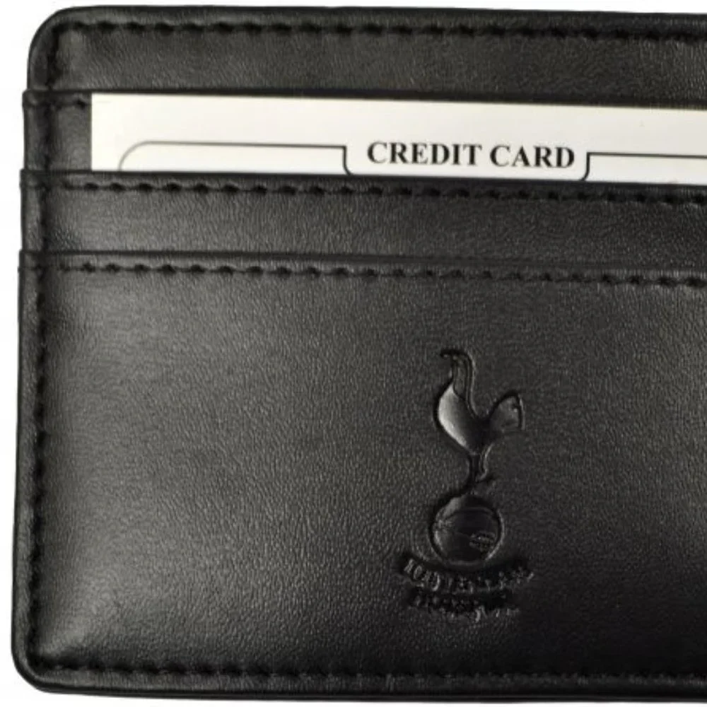 Tottenham Hotspur FC Official Black Credit Card Holder Wallet